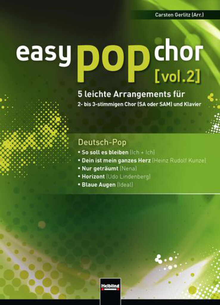 Easy Pop Chor 2: Deutsch-Pop